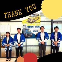 ご来店ありがとうございました＆臨時休業のご案内
